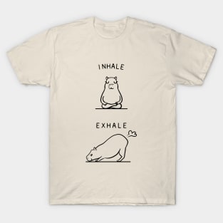 Inhale Exhale Capybara T-Shirt